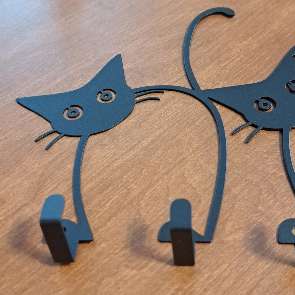 Black Cat Wall Hooks